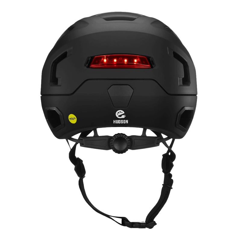 Bern Hudson MIPS Adult Bike Helmet with Rotational Impact Safety, up to 27 MPHâ”‚Adjustableâ”‚ Safety Light Includedâ”‚for Bikes, E Scooters, E Bikes +â”‚Fully Certified - Image 2